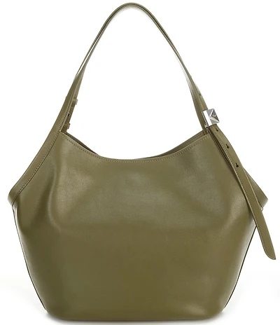 kate spade new york Deco Fine Grain Leather Tulip Tote Bag