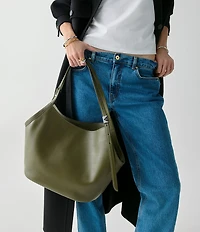 kate spade new york Deco Fine Grain Leather Tulip Tote Bag