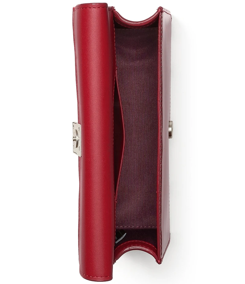 kate spade new york Deco Patent Leather Chain Crossbody Bag