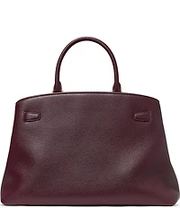 kate spade new york Deco Large Belted Pebbled Leather Satchel Bag