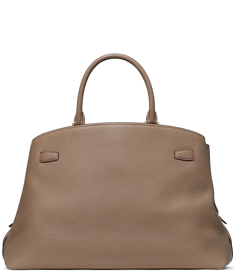 kate spade new york Deco Large Belted Pebbled Leather Satchel Bag