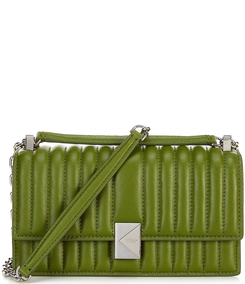 kate spade new york Deco Quilted Mini Flap Chain Convertible Crossbody Bag