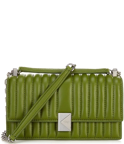 kate spade new york Deco Quilted Mini Flap Chain Convertible Crossbody Bag