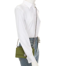 kate spade new york Deco Quilted Mini Flap Chain Convertible Crossbody Bag