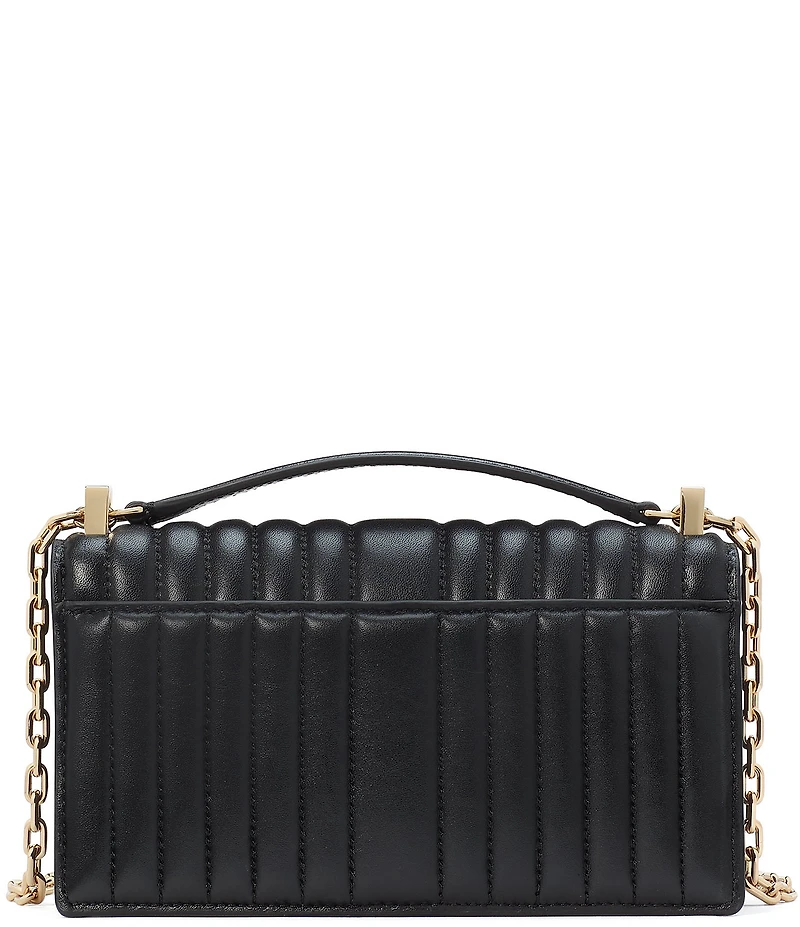 kate spade new york Deco Quilted Mini Flap Chain Convertible Crossbody Bag