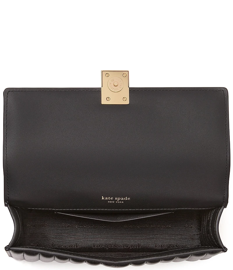 kate spade new york Deco Quilted Mini Flap Chain Convertible Crossbody Bag