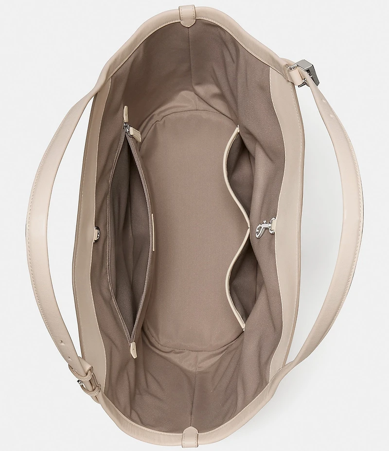 kate spade new york Deco Snake Embossed Leather Tulip Handle Tote Bag