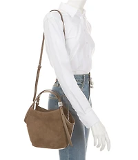 kate spade new york Deco Suede Small Tulip Tote Bag
