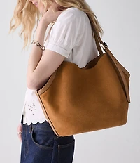 kate spade new york Deco Suede Tulip Tote Bag