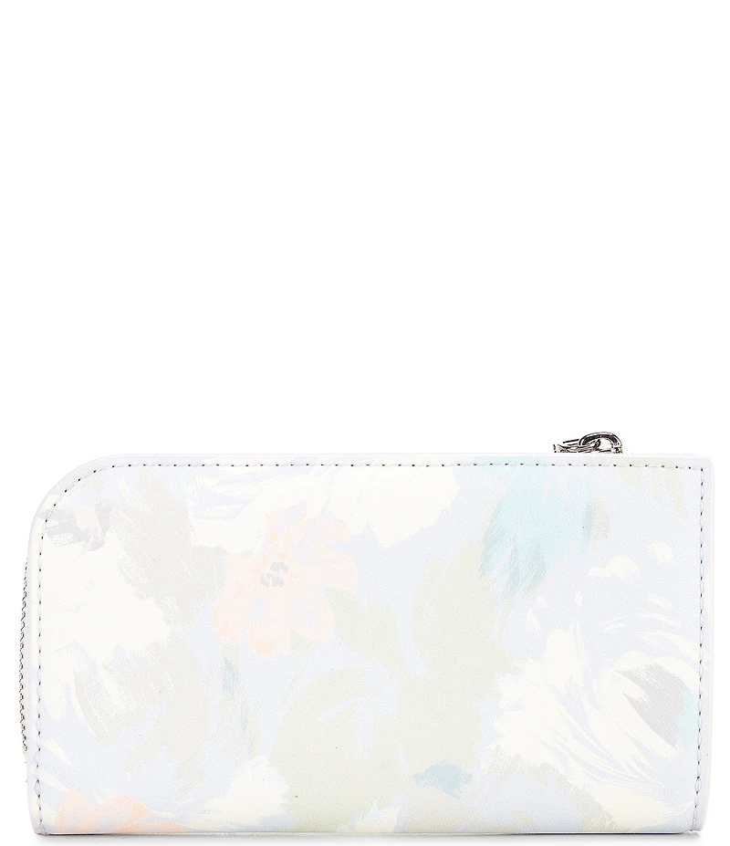 kate spade new york Devin Hidden Garden Printed PU Small Slim Bifold Wallet