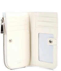 kate spade new york Devin Hidden Garden Printed PU Small Slim Bifold Wallet