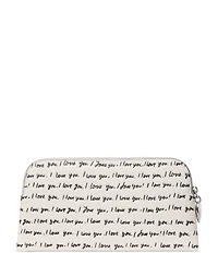 kate spade new york Devin 'I Love You' Script Novelty Leather Pouch