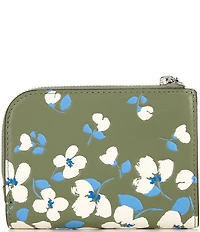 kate spade new york Devin Floral Leather Small Compact Wallet