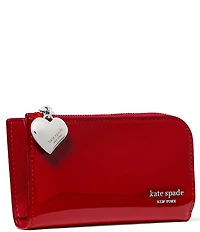 kate spade new york Devin Patent Leather Small Slim Bifold Wallet