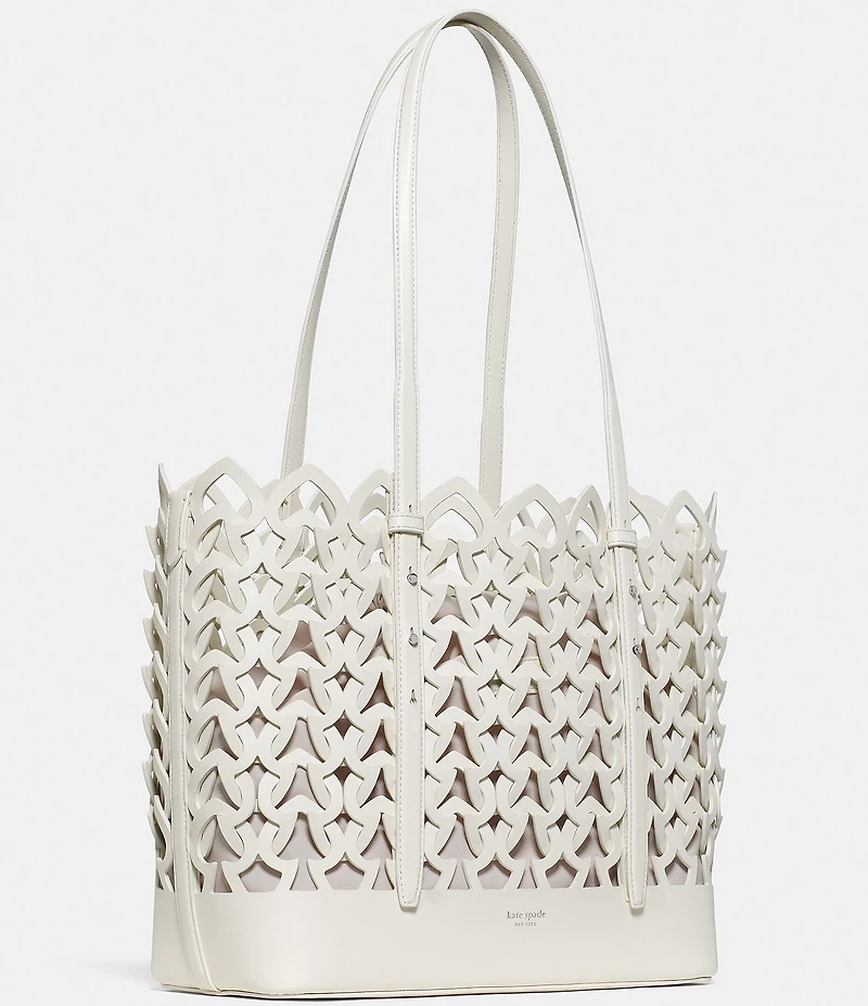 kate spade new york Do It All Large Woven Leather Tote