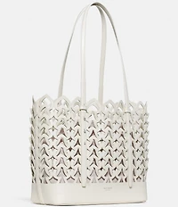 kate spade new york Do It All Large Woven Leather Tote