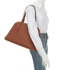 kate spade new york Do It All Pebbled Leather Maise Carryall Satchel Bag