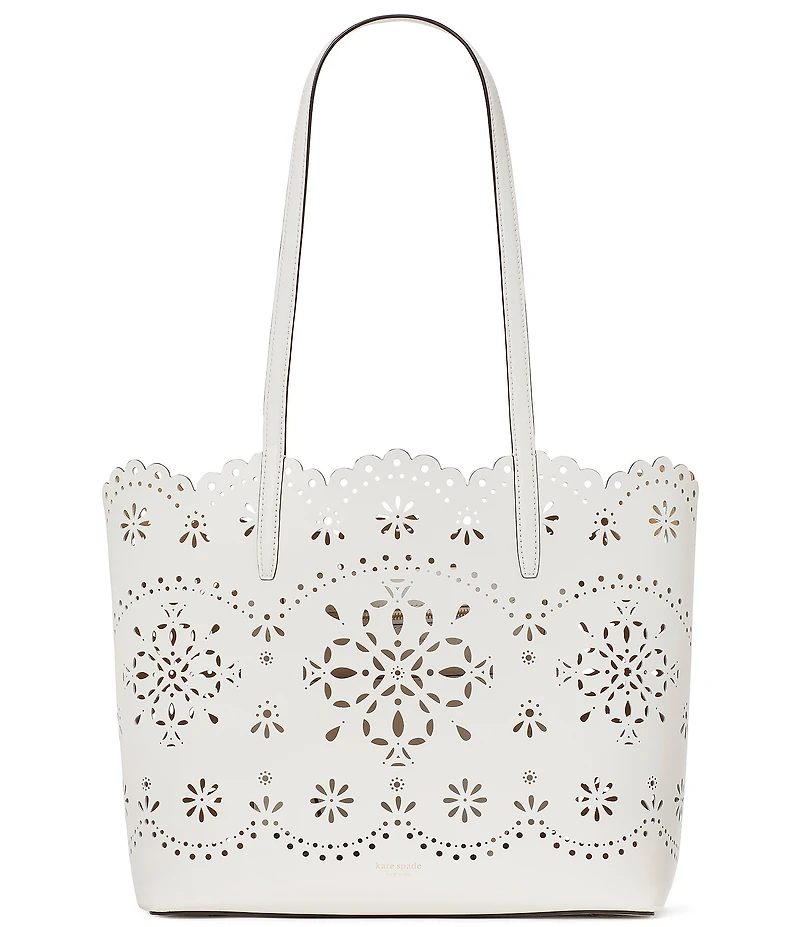 kate spade new york Spade Flower Do It All Perforated Leather Tote Bag