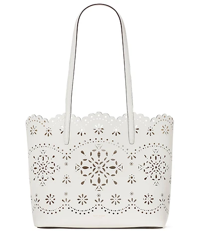 kate spade new york Spade Flower Do It All Perforated Leather Tote Bag