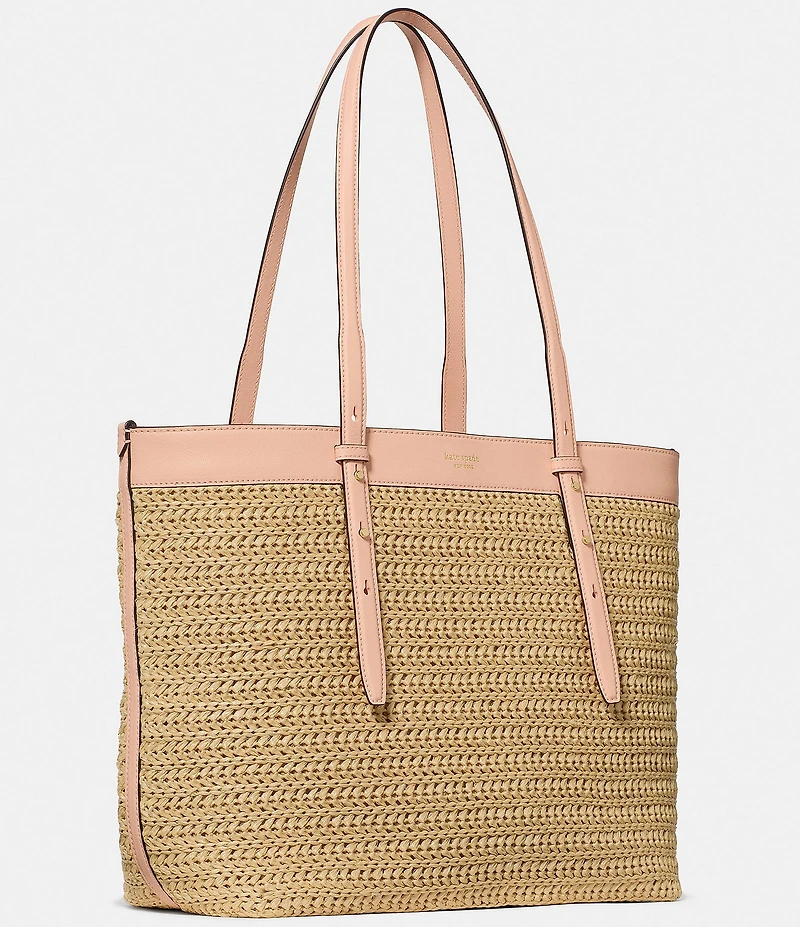 kate spade new york Do It All Straw Large Tote Bag