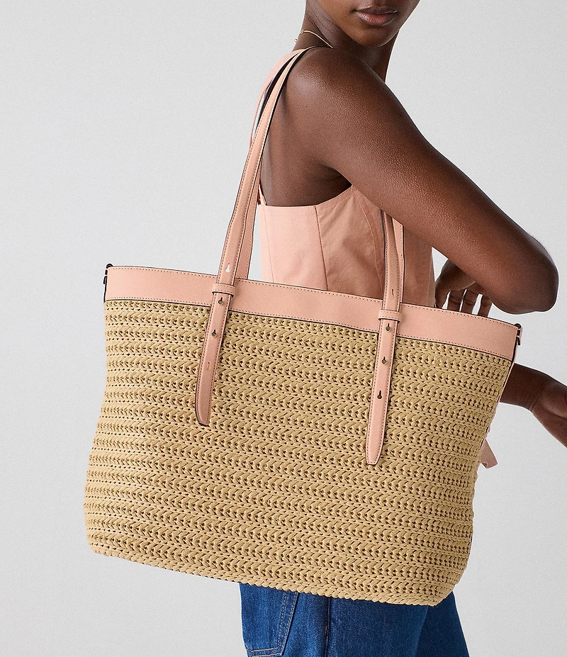 kate spade new york Do It All Straw Large Tote Bag