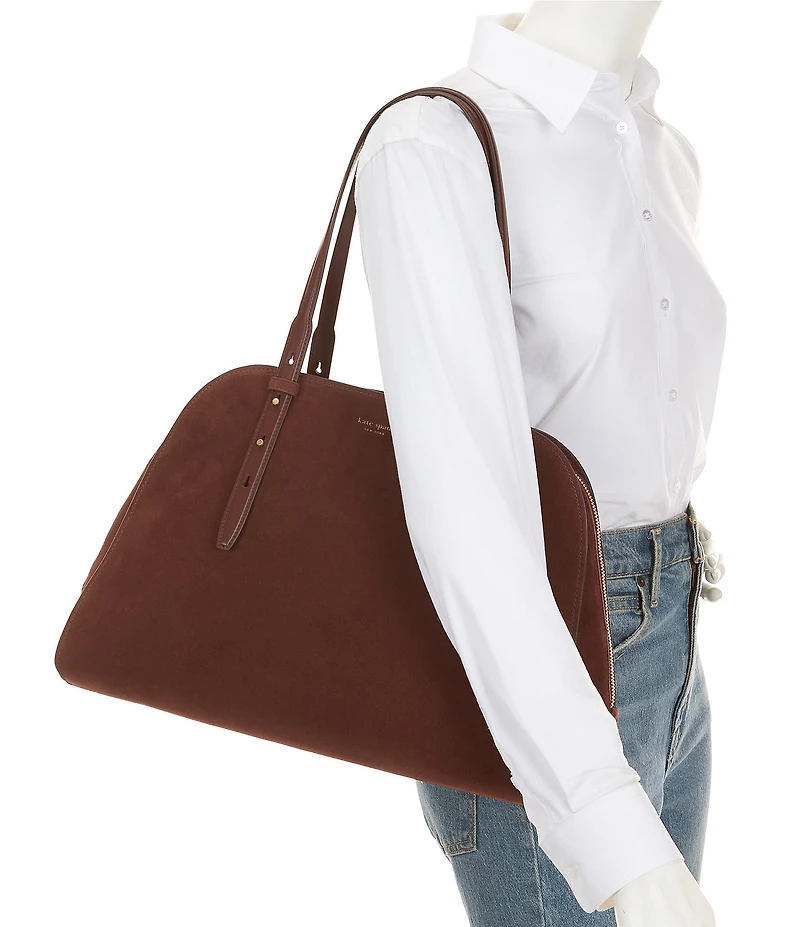kate spade new york Maise Do It All Suede Carryall Satchel Bag