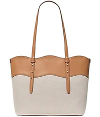 kate spade new york Do It All Wavy Canvas Tote Bag