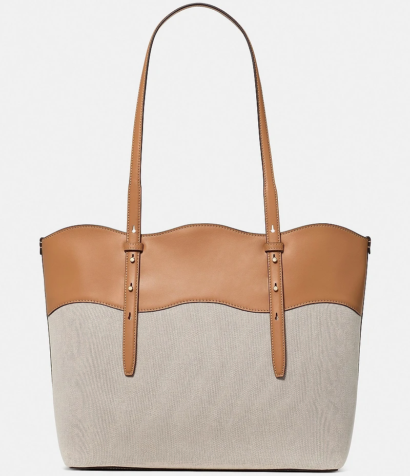 kate spade new york Do It All Wavy Canvas Tote Bag