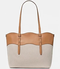 kate spade new york Do It All Wavy Canvas Tote Bag