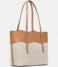 kate spade new york Do It All Wavy Canvas Tote Bag
