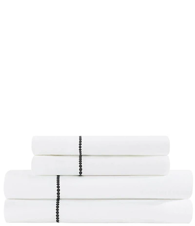 kate spade new york Dot Embroidered 300-Thread Count All-Season 4-Piece Sheet Set