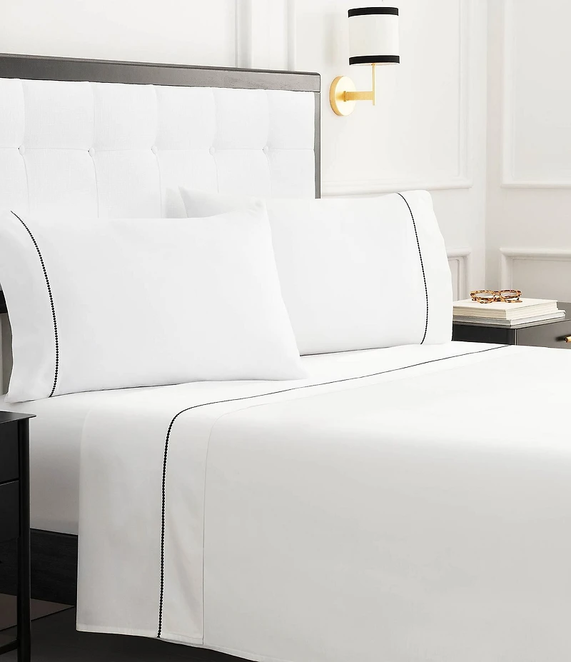 kate spade new york Dot Embroidered 300-Thread Count All-Season 4-Piece Sheet Set