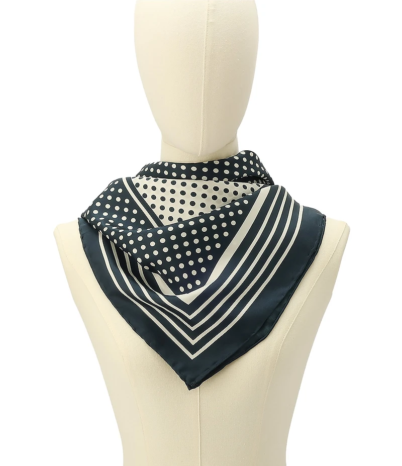 kate spade new york Dot Silk Square Scarf