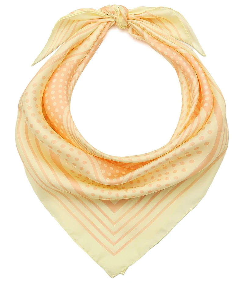 kate spade new york Dotted Silk Square Scarf