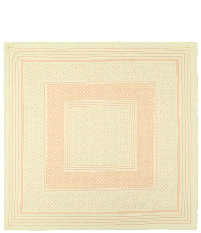 kate spade new york Dotted Silk Square Scarf