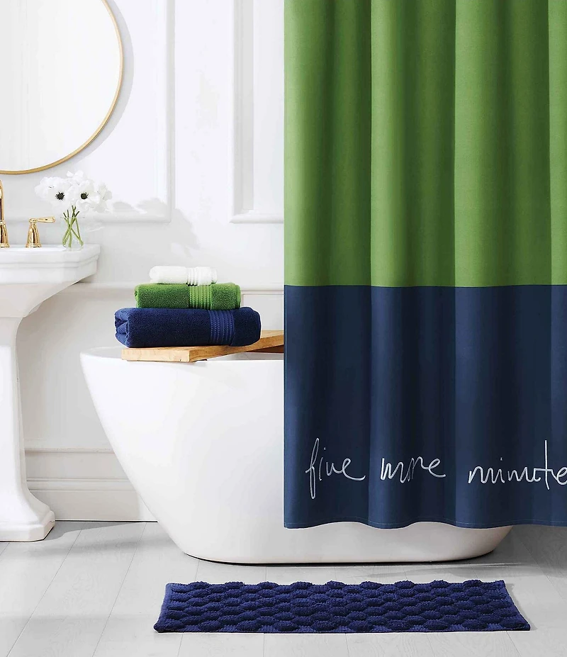 kate spade new york Dotted Woven Cotton Bath Mat