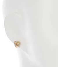 kate spade new york Double Knot Pave Stud Earrings
