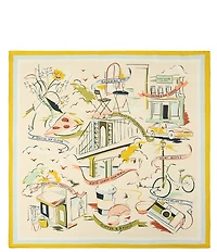 kate spade new york Downtown Day Trip Silk Square Scarf
