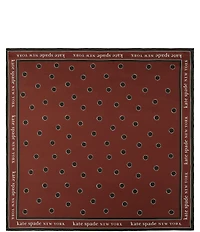 kate spade new york Downtown Dot Silk Square Scarf