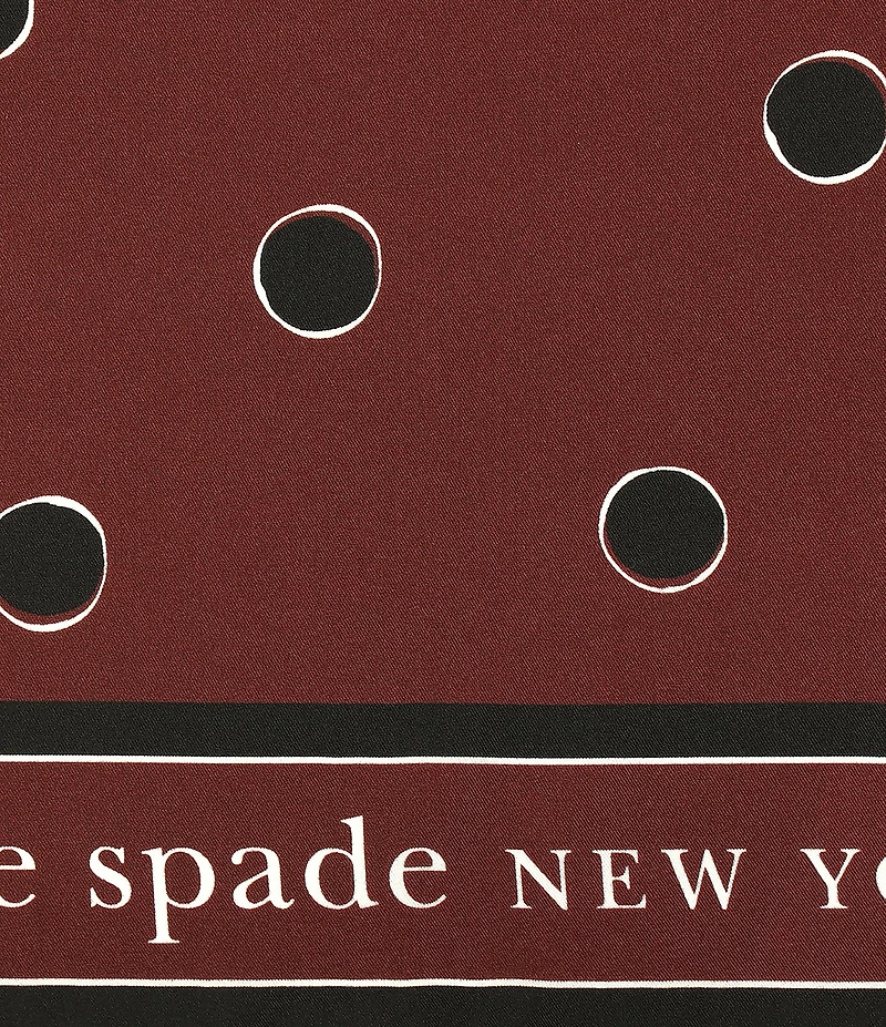 kate spade new york Downtown Dot Silk Square Scarf