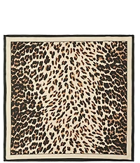 kate spade new york Downtown Leopard Silk Bandana Scarf