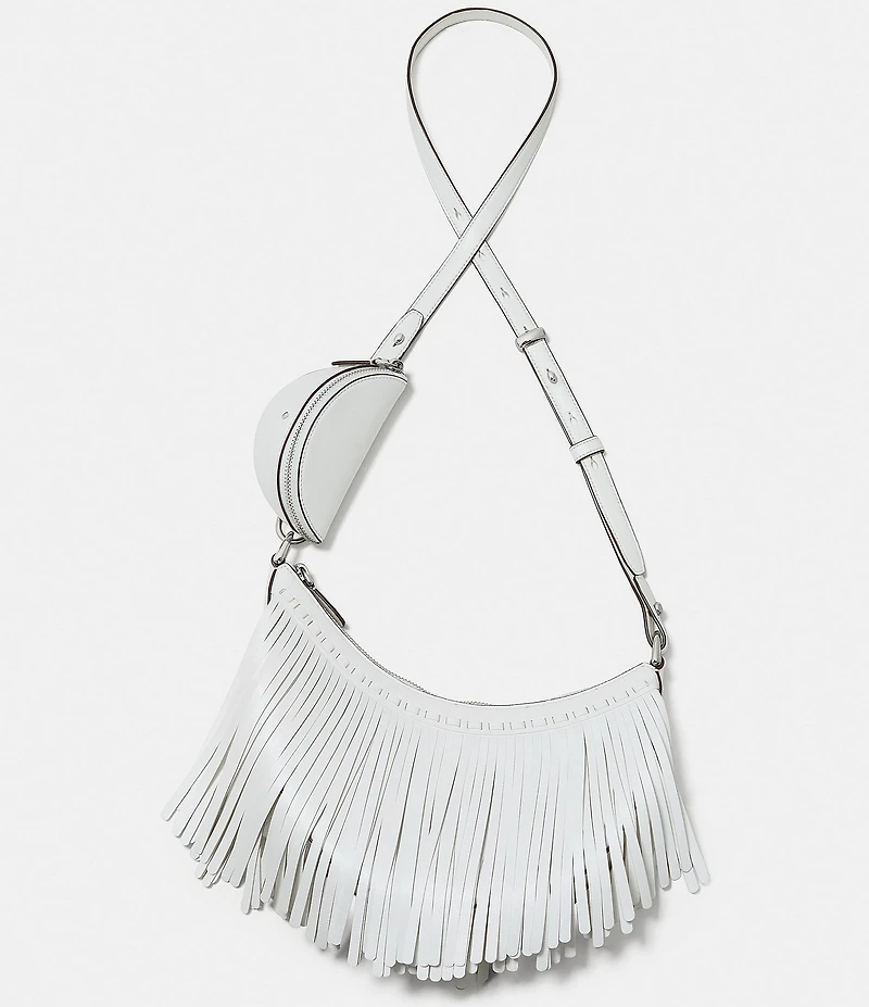 kate spade new york Duo Fringed Leather Convertible Crossbody Bag