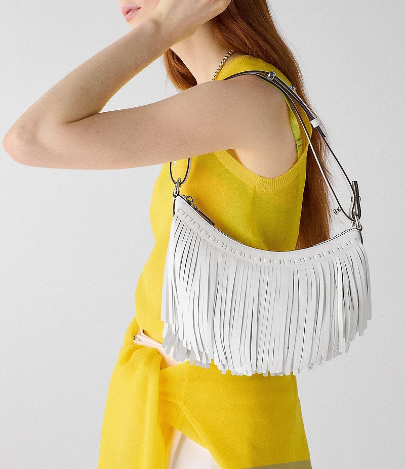 kate spade new york Duo Fringed Leather Convertible Crossbody Bag