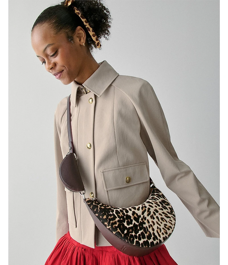 kate spade new york Duo Haircalf & Leather Zip Convertible Crossbody Bag