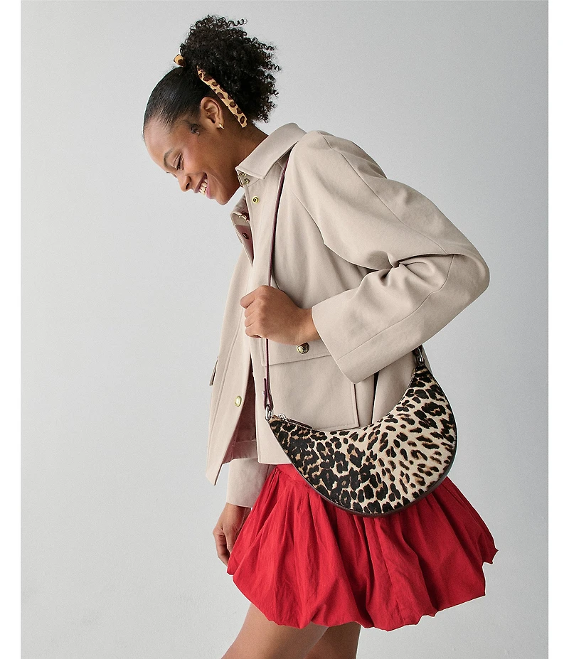 kate spade new york Duo Haircalf & Leather Zip Convertible Crossbody Bag