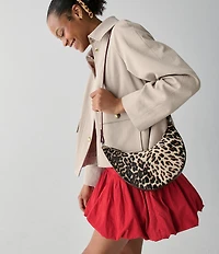 kate spade new york Duo Haircalf & Leather Zip Convertible Crossbody Bag