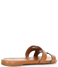 kate spade new york Duo Leather Signature Logo Slide Sandals