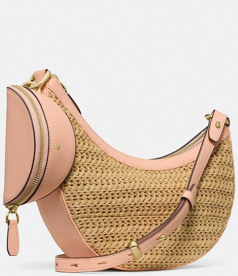 kate spade new york Duo Straw Crossbody Bag