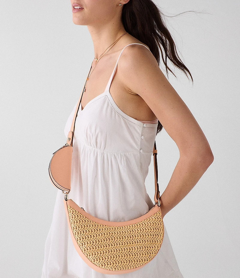 kate spade new york Duo Straw Crossbody Bag
