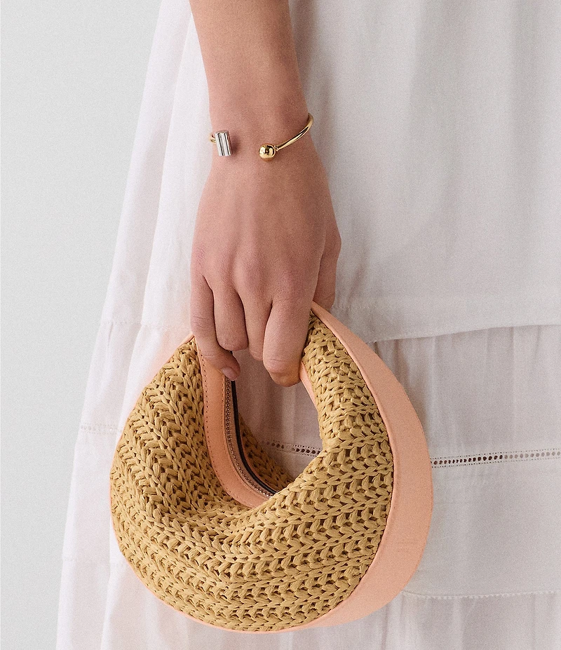 kate spade new york Duo Straw Crossbody Bag